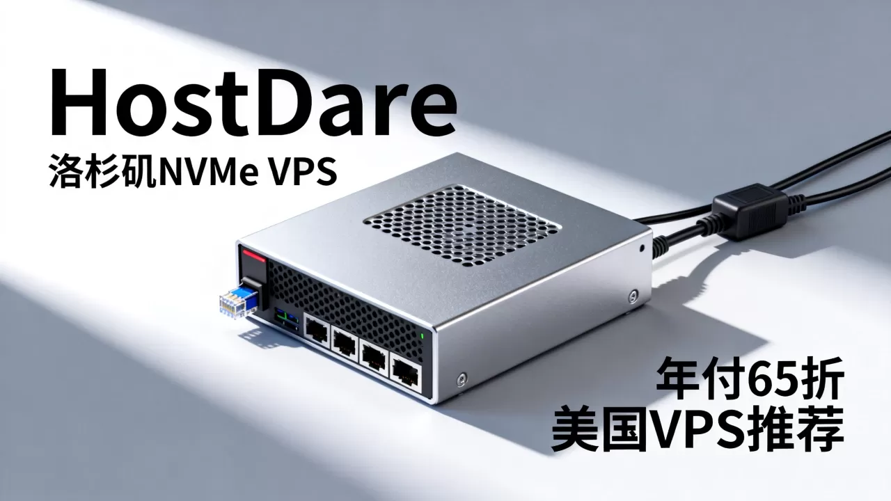 HostDare洛杉矶NVMe VPS年付65折值得买吗,美国VPS哪个好? HostDare洛杉矶NVMe VPS年付65折值得买吗,美国VPS哪个好?