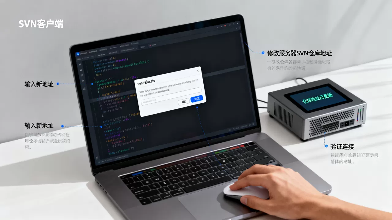如何修改服务器SVN仓库地址，SVN relocate怎么操作？