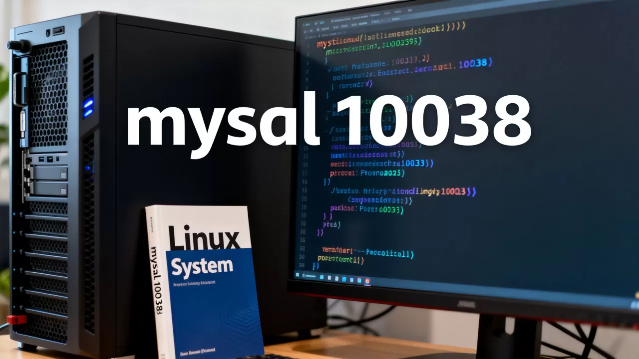 linux mysql 10038