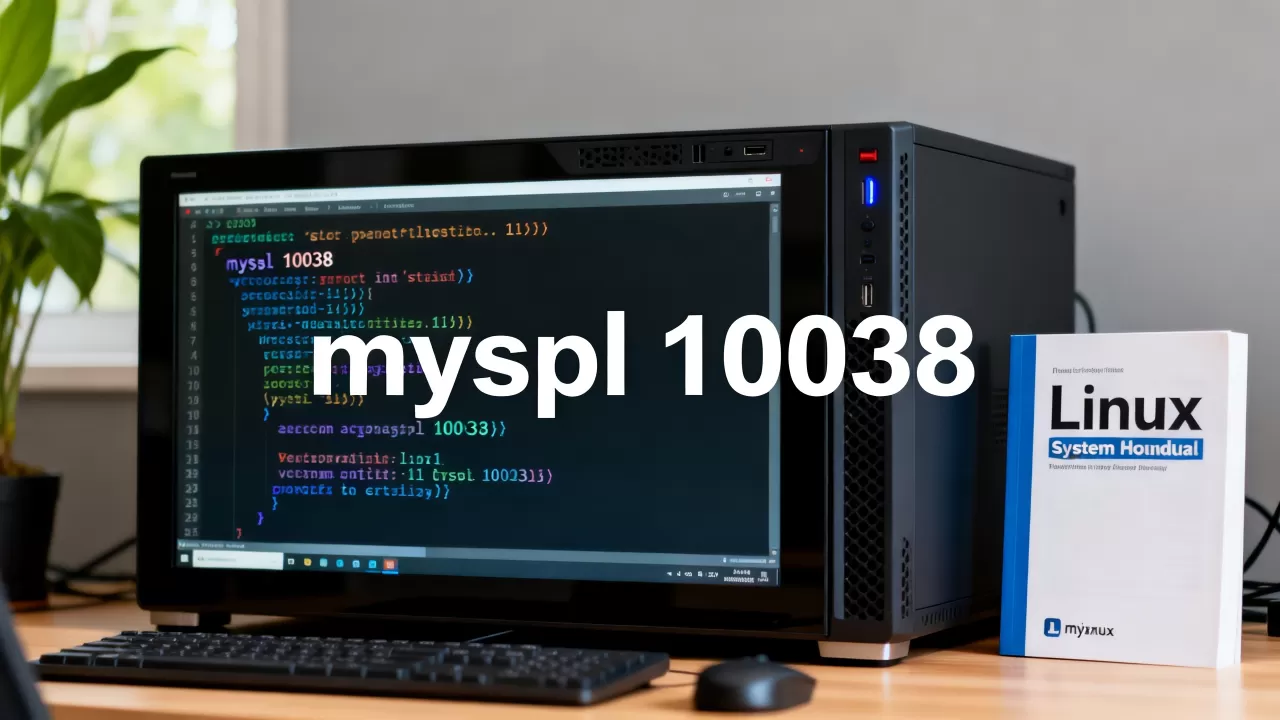 linux mysql 10038