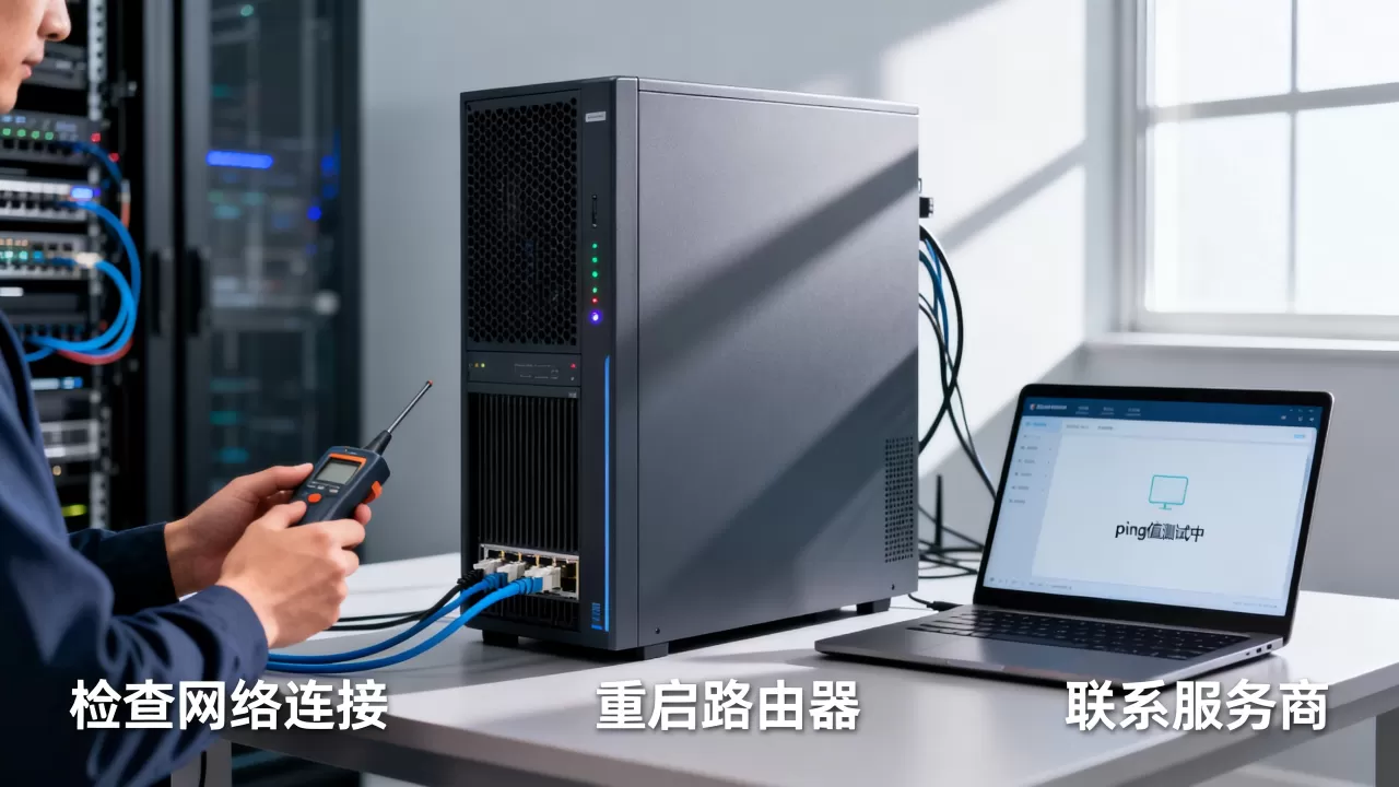 服务器ping值突然变得很大怎么办，服务器延迟高怎么解决