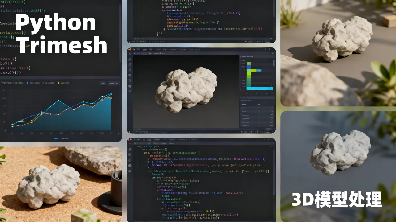 Python Trimesh怎么用,Python 3D模型处理库哪个好? Python Trimesh怎么用,Python 3D模型处理库哪个好?