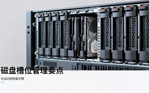 服务器磁盘槽位该如何管理，磁盘槽位无法识别怎么办？
