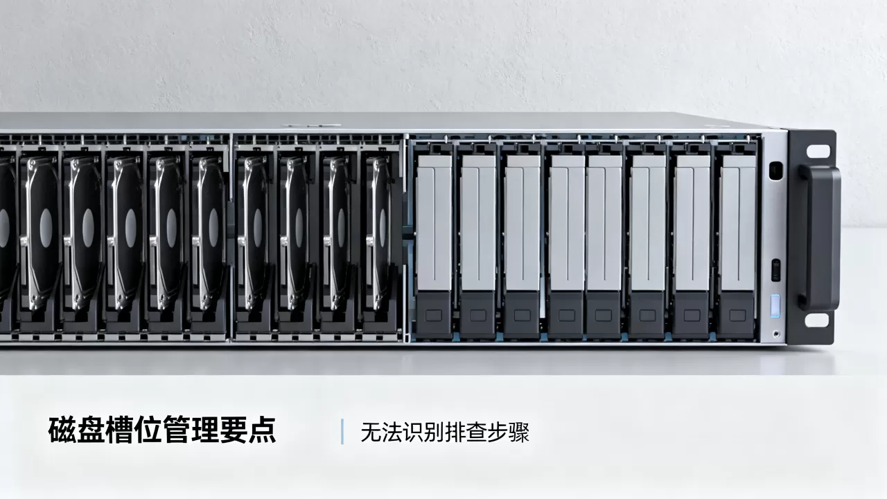 服务器磁盘槽位该如何管理,磁盘槽位无法识别怎么办? 服务器磁盘槽位该如何管理,磁盘槽位无法识别怎么办?