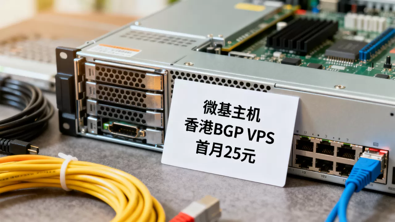 微基主机香港BGP VPS首月25元值吗，香港VPS哪个好？