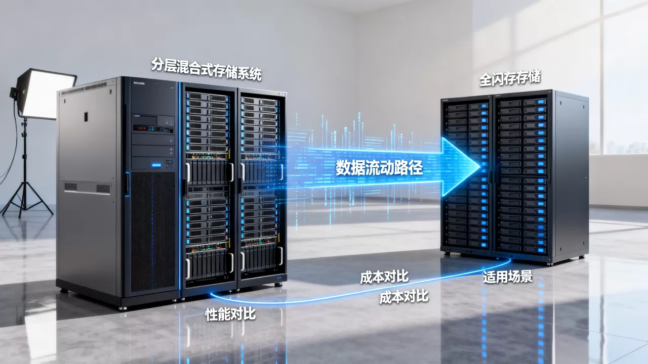 什么是分层混合式存储系统，混合存储和全闪存存储哪个好？