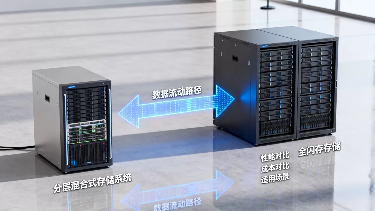 什么是分层混合式存储系统，混合存储和全闪存存储哪个好？