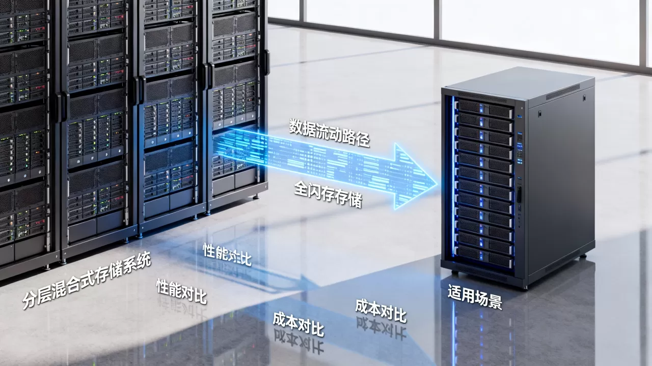 什么是分层混合式存储系统，混合存储和全闪存存储哪个好？