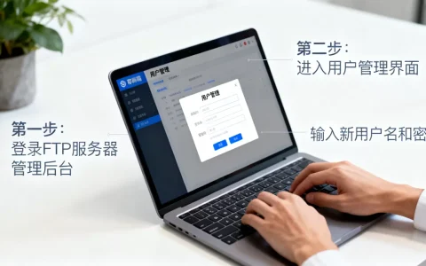 FTP服务器怎么新建用户名和密码，如何创建FTP账号？
