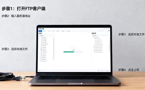 如何在服务器上通过FTP上传文件，FTP上传文件失败怎么办？