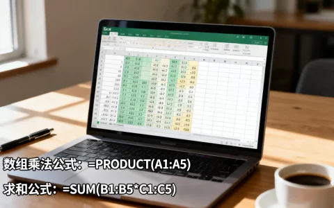 Excel数组乘法怎么操作，Excel多个单元格相乘求和怎么做？