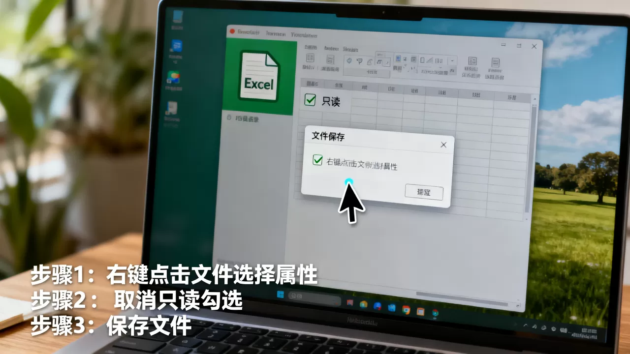 Excel文件怎么取消只读,Excel只读无法保存怎么办? Excel文件怎么取消只读,Excel只读无法保存怎么办?