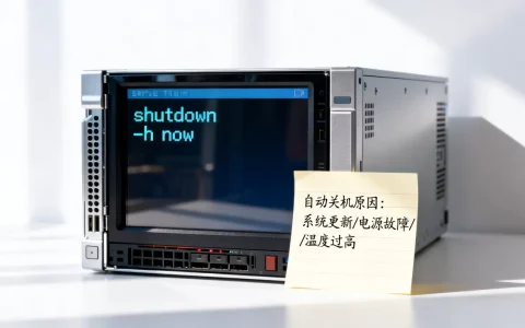 服务器shutdown命令怎么用，服务器自动关机是什么原因？