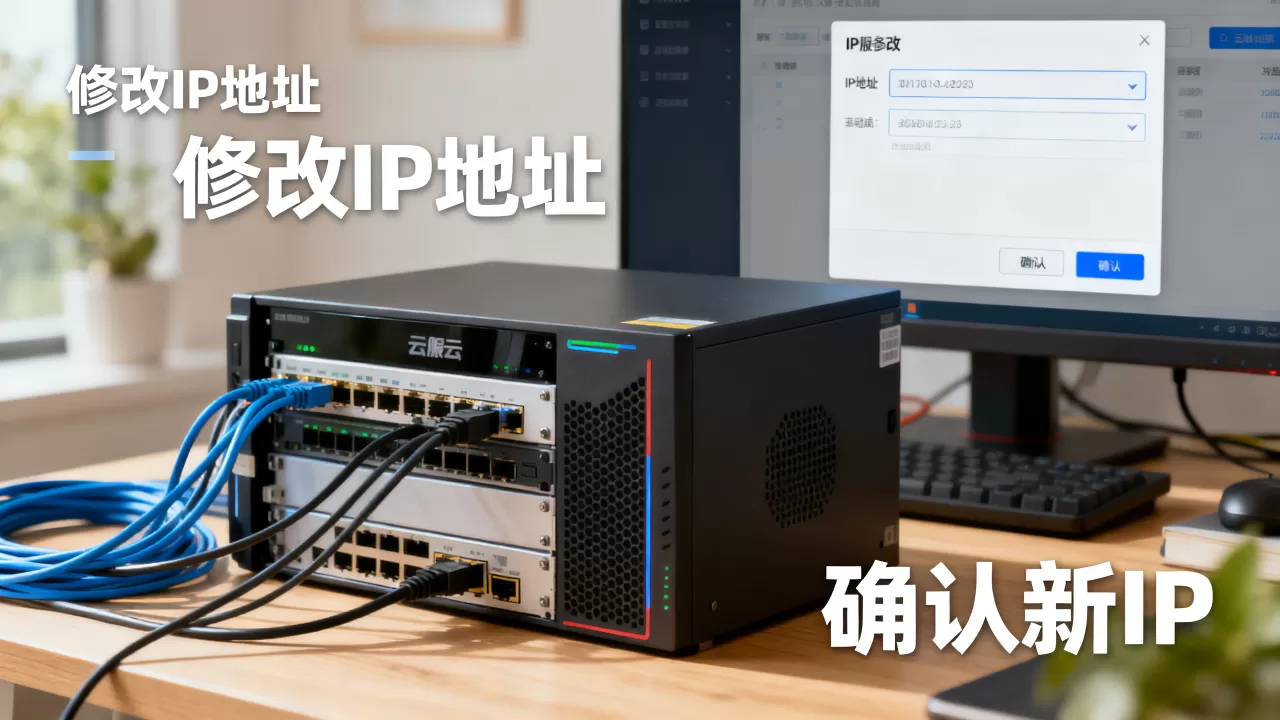 服务器切换IP该如何进行，如何修改云服务器IP地址？