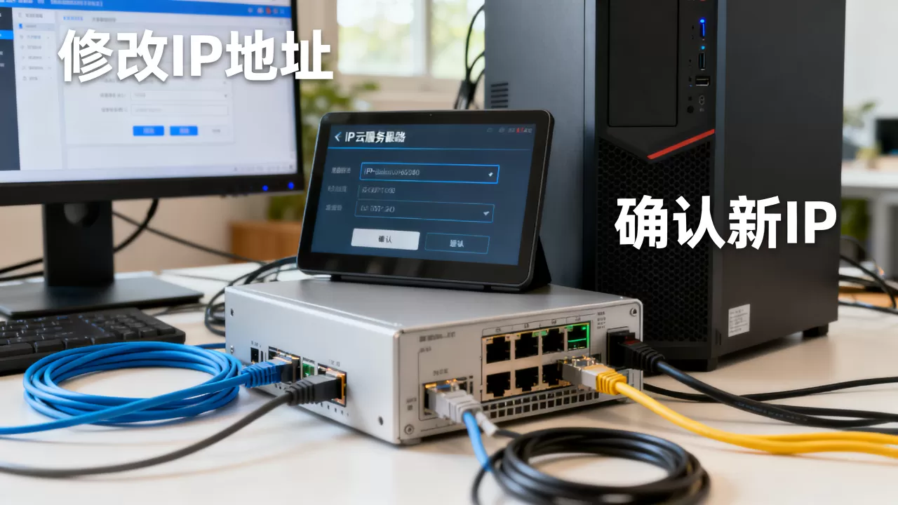 服务器切换IP该如何进行，如何修改云服务器IP地址？