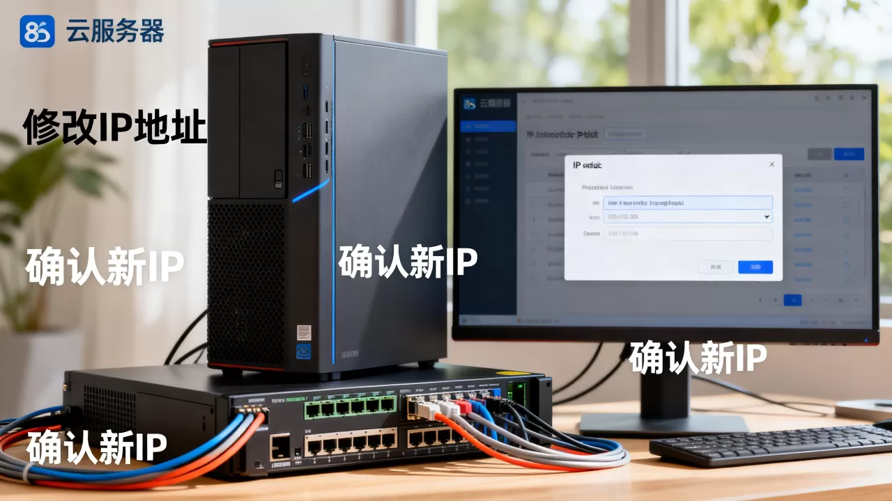 服务器切换IP该如何进行，如何修改云服务器IP地址？