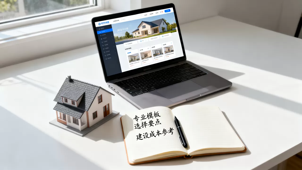 房屋网站模板怎么选才专业，房产网站建设需要多少钱？