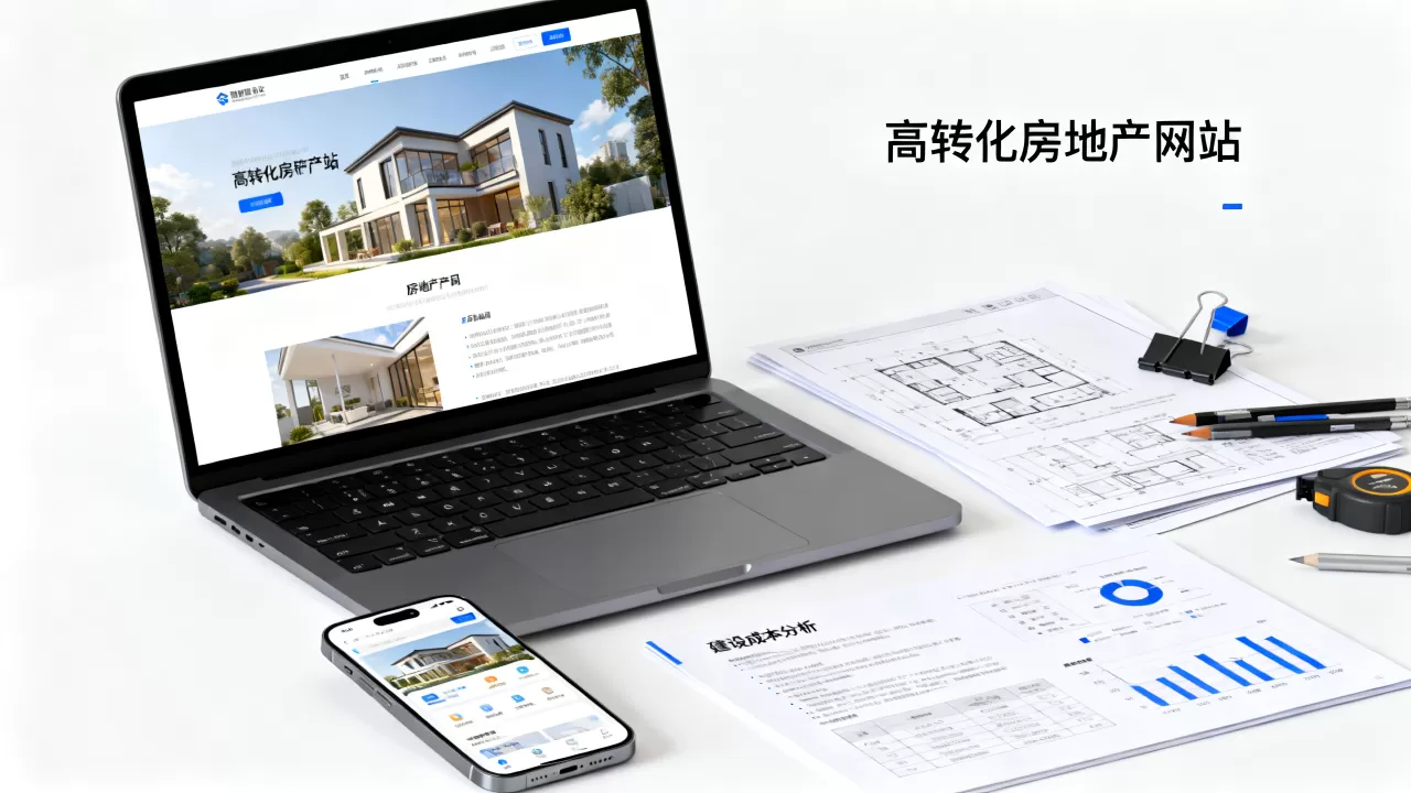 如何搭建高转化的房地产项目网站，房地产网站建设多少钱？