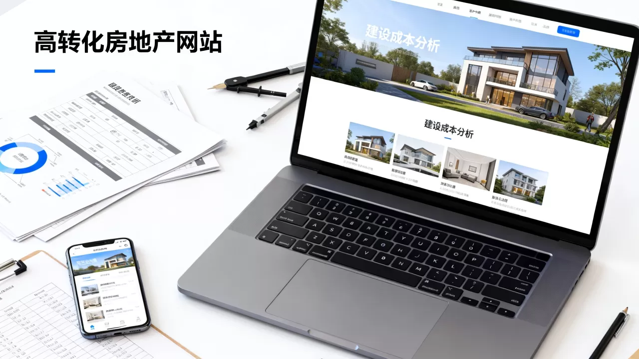 如何搭建高转化的房地产项目网站，房地产网站建设多少钱？
