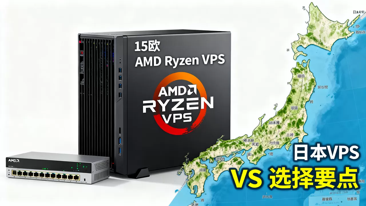 15欧AMD Ryzen VPS好用吗，日本VPS怎么选？