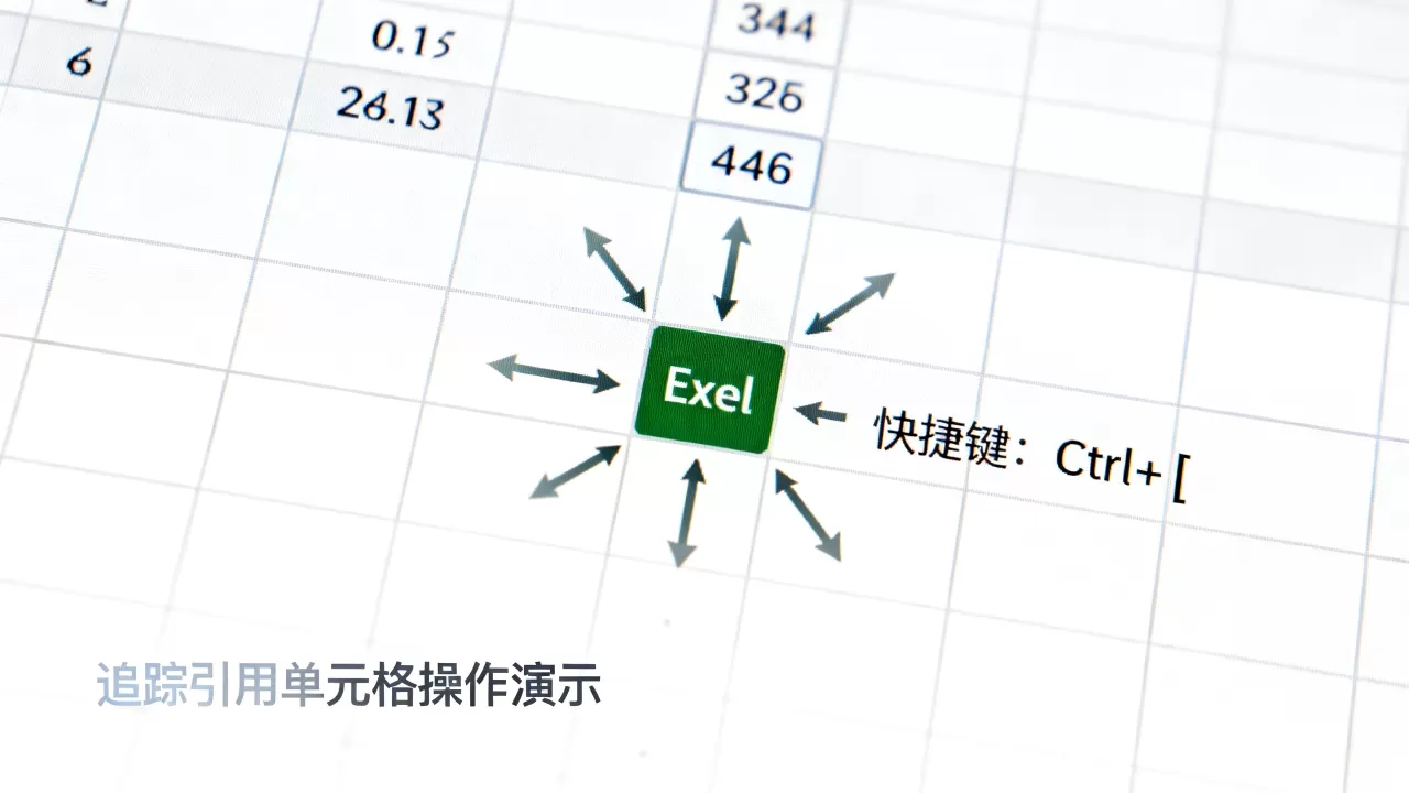 Excel怎么追踪引用单元格，追踪引用快捷键是什么？