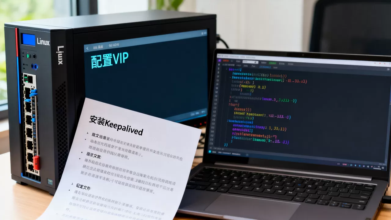 Linux如何配置VIP，Keepalived高可用集群怎么搭建？