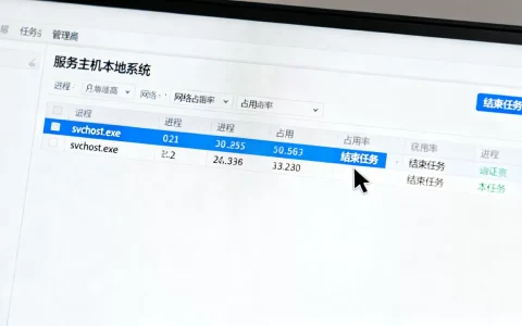 服务主机本地系统占用网络高怎么办，svchost怎么关闭？