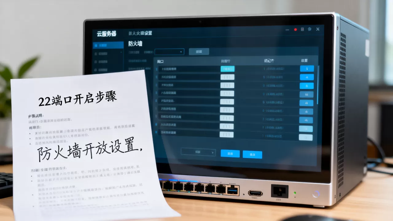 服务器22端口怎么开启，云服务器防火墙如何开放22端口？