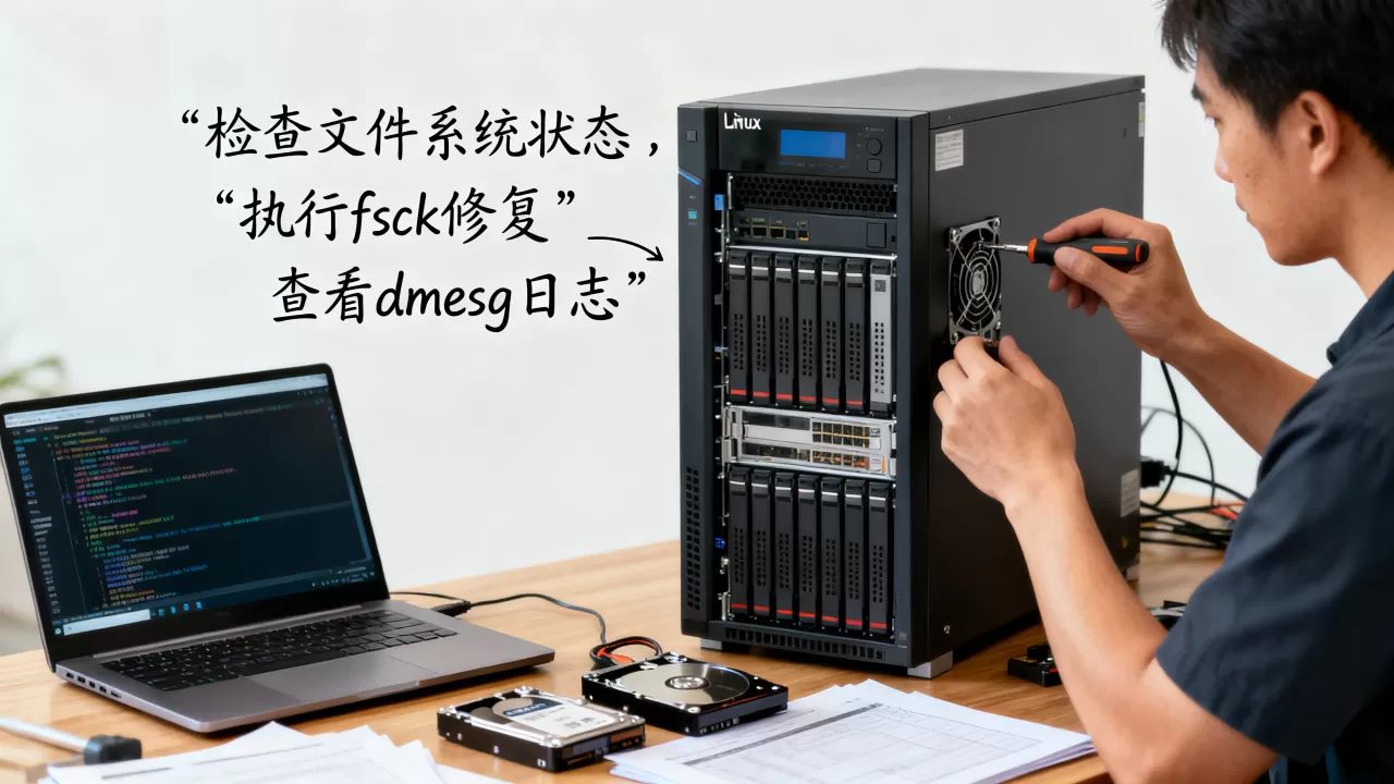 服务器变成只读系统怎么办，Linux文件系统只读如何解决？