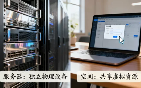 服务器和空间有什么区别，新手建站选服务器还是空间好？