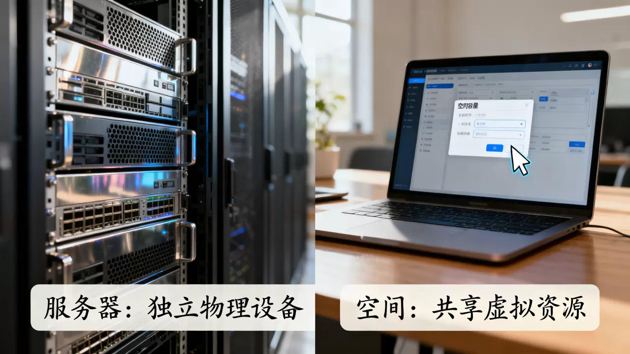 服务器和空间有什么区别,新手建站选服务器还是空间好? 服务器和空间有什么区别,新手建站选服务器还是空间好?