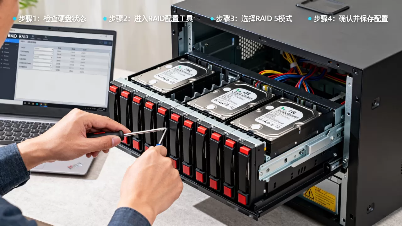 服务器怎么更改为RAID 5,服务器RAID 5配置步骤是什么? 服务器怎么更改为RAID 5,服务器RAID 5配置步骤是什么?