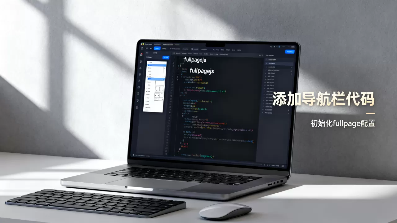 fullpagejs如何加导航栏，fullpagejs怎么用？