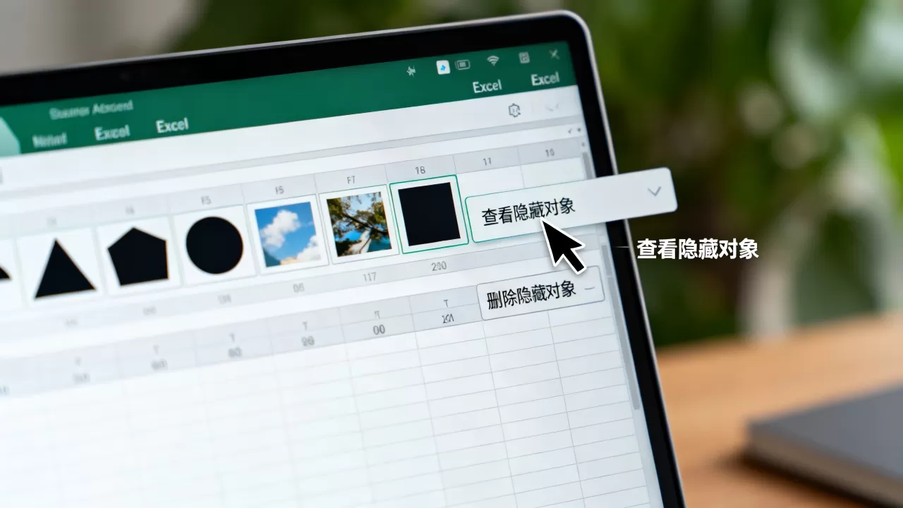 Excel隐藏对象怎么查看,Excel表格如何删除隐藏对象? Excel隐藏对象怎么查看,Excel表格如何删除隐藏对象?