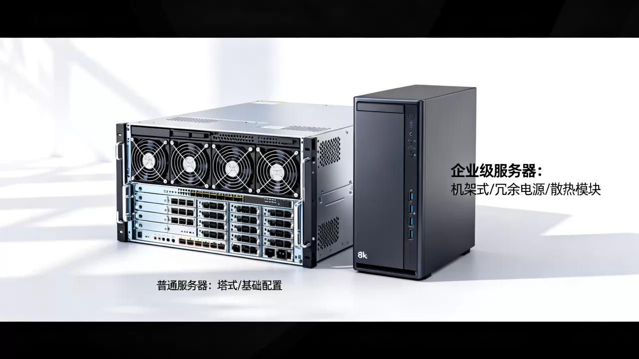 企业级服务器如何选购，企业级服务器与普通服务器的区别是什么？