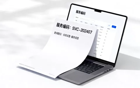 什么是服务编码，服务编码怎么查询在哪里查看？
