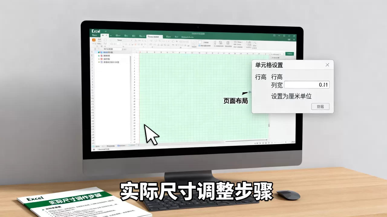 Excel怎么设置实际尺寸,Excel单元格如何设置成厘米? Excel怎么设置实际尺寸,Excel单元格如何设置成厘米?