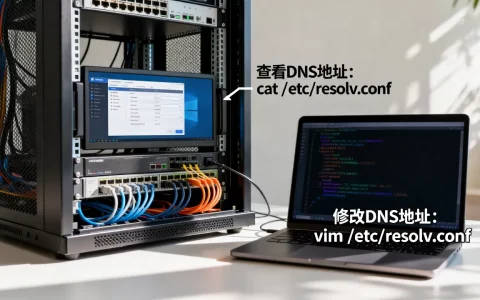 服务器的DNS地址在哪里查看，如何修改服务器DNS地址？