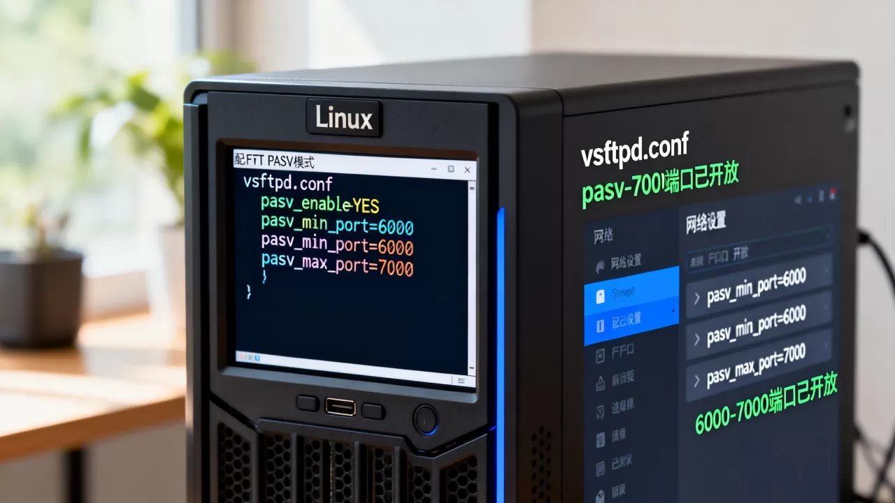 Linux FTP PASV模式怎么配置,FTP被动模式端口如何开放? Linux FTP PASV模式怎么配置,FTP被动模式端口如何开放?