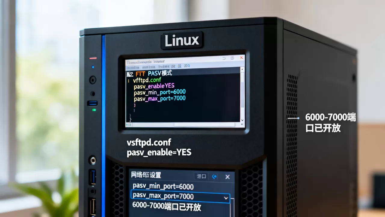 Linux FTP PASV模式怎么配置,FTP被动模式端口如何开放? Linux FTP PASV模式怎么配置,FTP被动模式端口如何开放?
