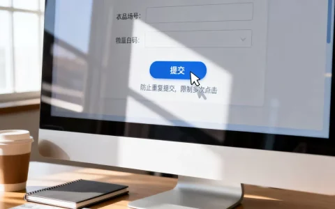 如何有效防止表单重复提交，前端怎么限制按钮多次点击？