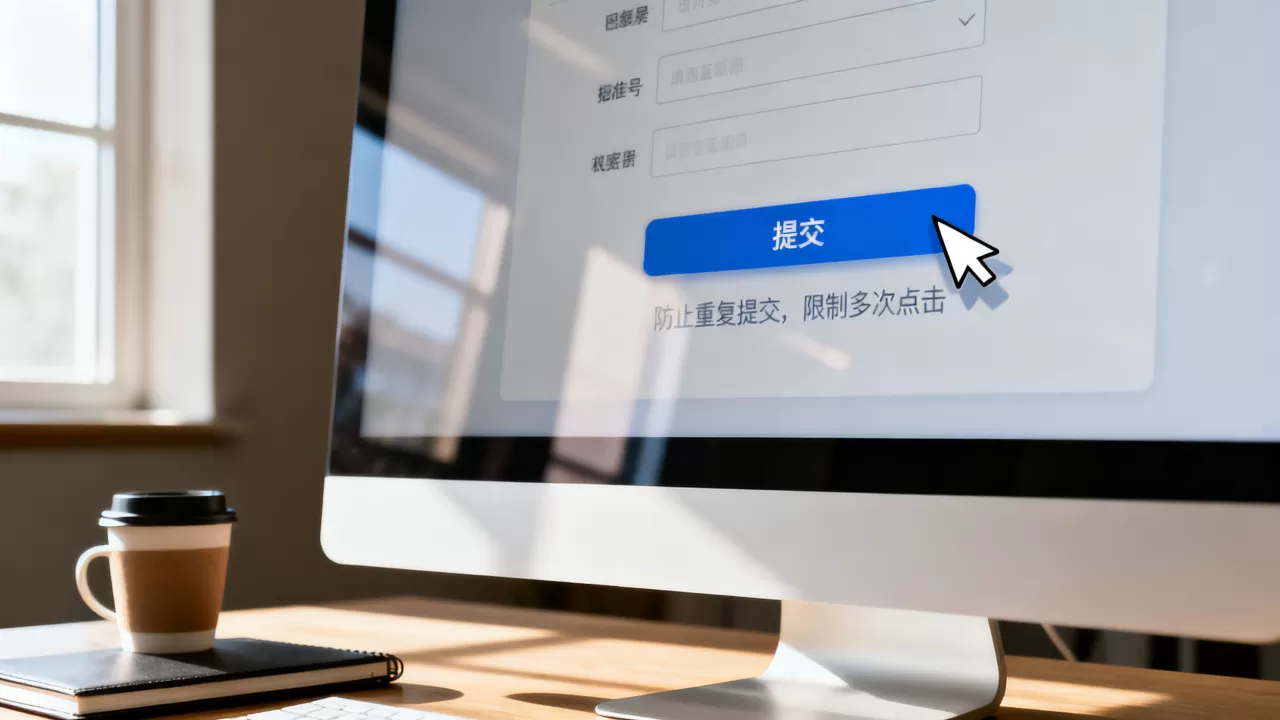 如何有效防止表单重复提交,前端怎么限制按钮多次点击? 如何有效防止表单重复提交,前端怎么限制按钮多次点击?