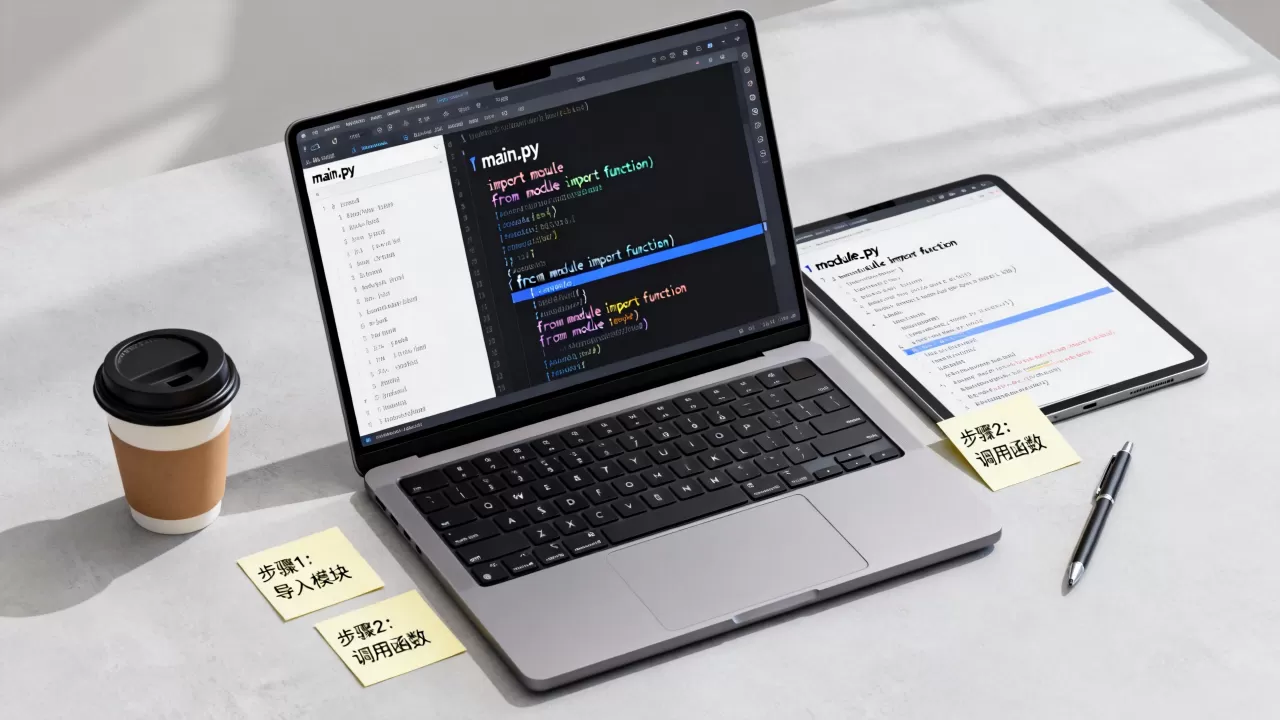 Python怎么调入模块，Python调用另一个py文件中的函数怎么写？