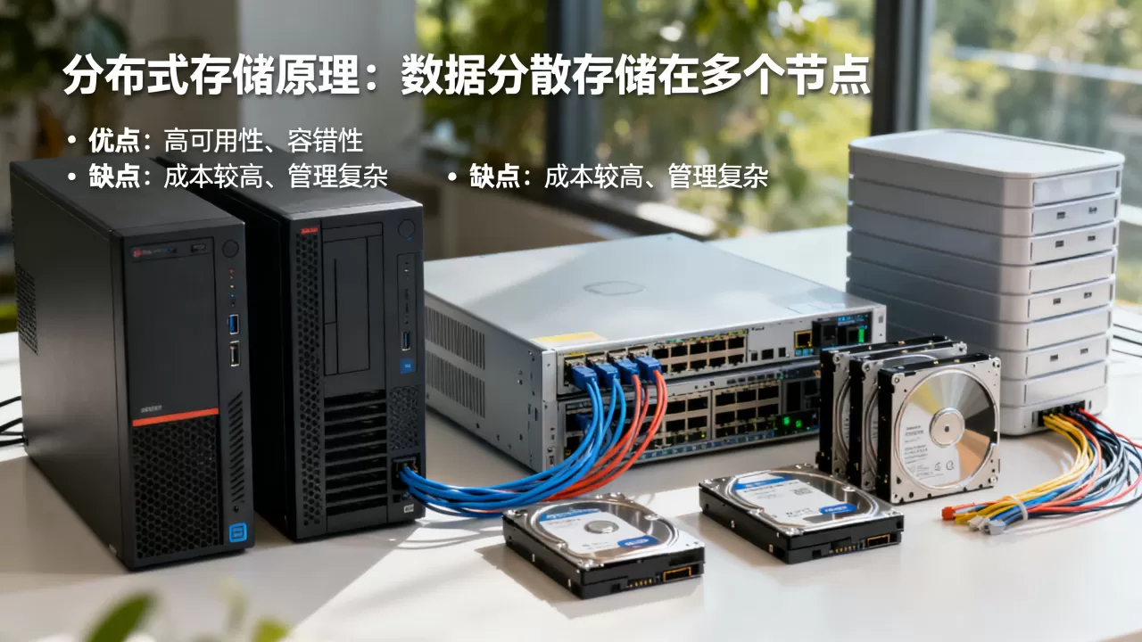什么是分布式存储原理，分布式存储有什么优缺点？