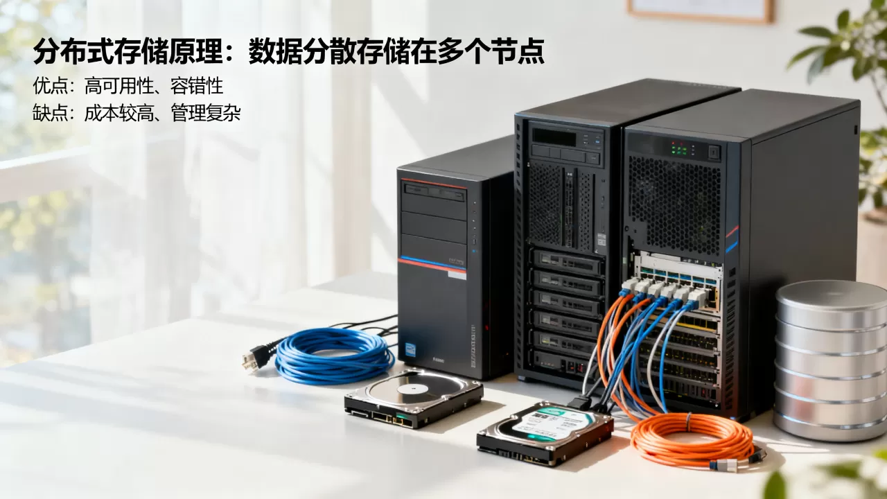 什么是分布式存储原理，分布式存储有什么优缺点？