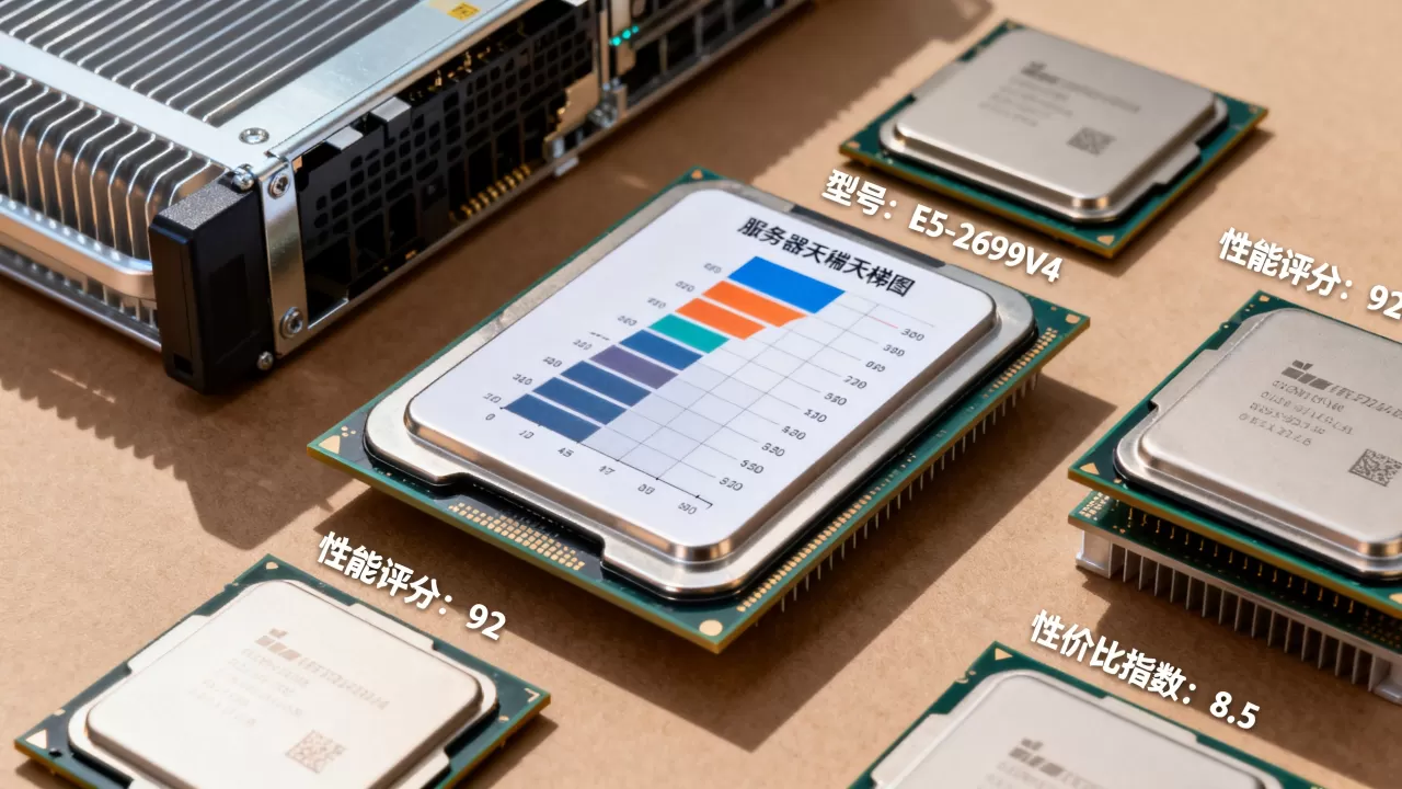 服务器CPU天梯图怎么看，如何选择性价比最高的服务器CPU？