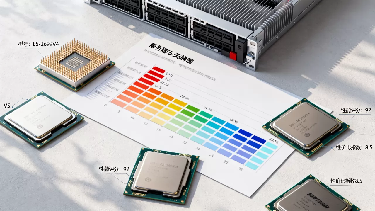 服务器CPU天梯图怎么看，如何选择性价比最高的服务器CPU？