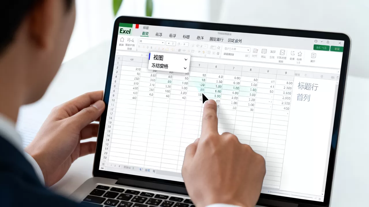 Excel怎么实现标题悬浮,Excel怎么固定首行首列? Excel怎么实现标题悬浮,Excel怎么固定首行首列?