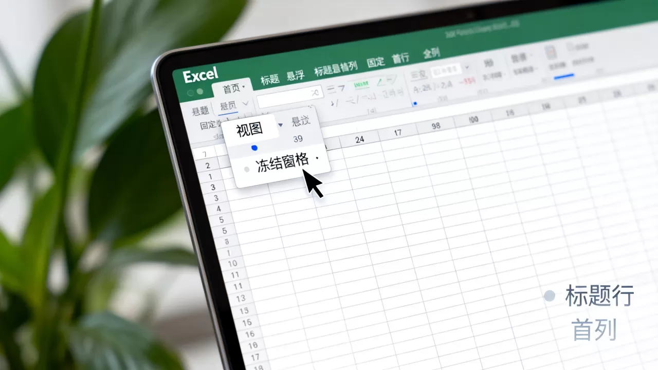 Excel怎么实现标题悬浮,Excel怎么固定首行首列? Excel怎么实现标题悬浮,Excel怎么固定首行首列?