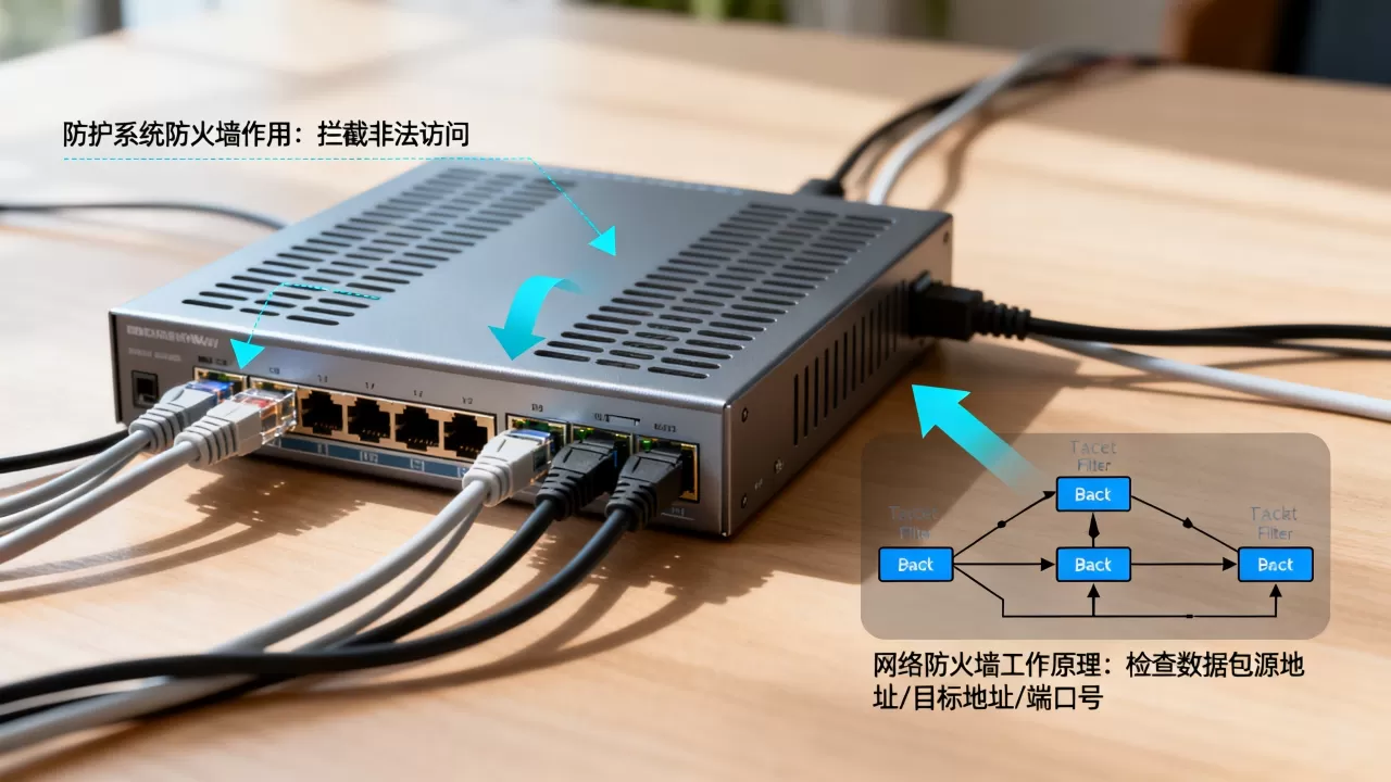 防护系统防火墙的作用是什么,网络防火墙的工作原理是什么? 防护系统防火墙的作用是什么,网络防火墙的工作原理是什么?